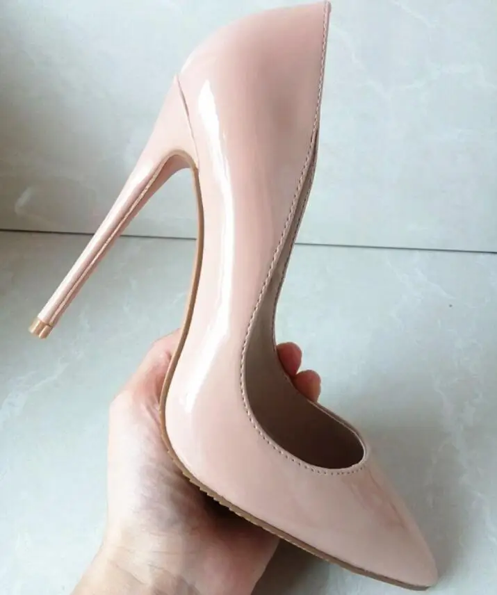 

Fashion So Kate Styles 8cm 10cm 12cm High Heels Shoe Nude Color Genuine Leather Point Toe Pumps Rubber Wedding Shoes35-44