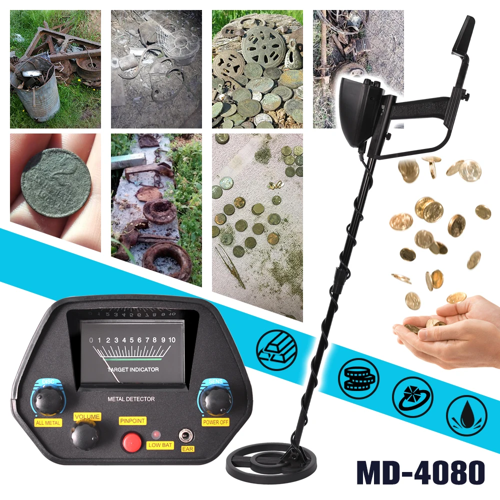 

New Underground Metal Detector Gold Detectors Treasure Hunter Detector Circuit Metales High Sensitivity Waterproof Search Coil