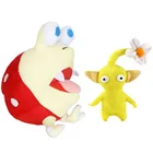 20-28 см пикмин аниме Bulborb Chappy желтая лягушка с белым цветком кавайные Мультяшные животные плюшевые мягкие игрушки куклы подарок для детей