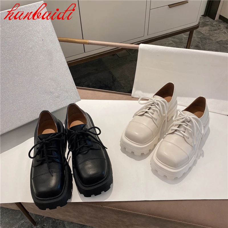 

Upgraded Non Slip Waterproof Women's Shoes Platform Solid Color Lace Up Casual Shoes Women's Short Boots Single Shoes