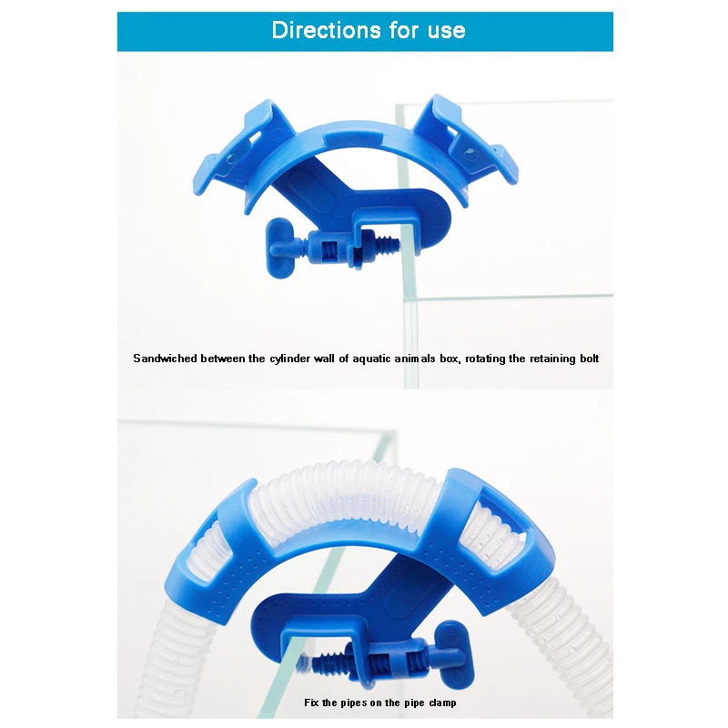 Аквариум фильтрации шланг для душа держатель зажим трубы воды фильтр крепление