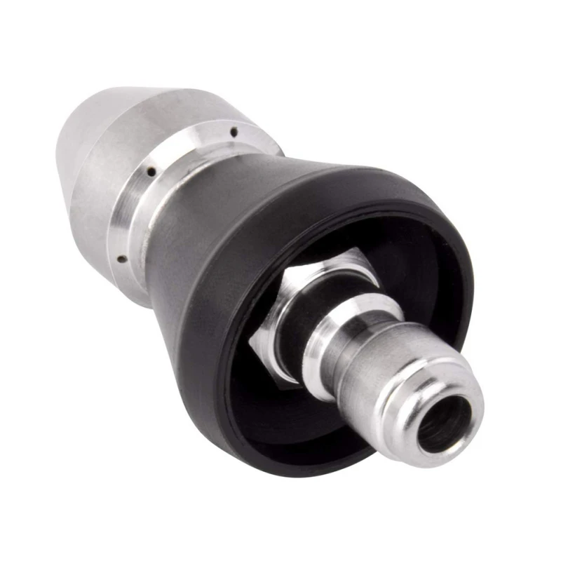 

1 Front 6 Rear Hole Quick High Pressure Washing Sewer Drain Cleaning Pipe Dredging Cleaning Nozzle