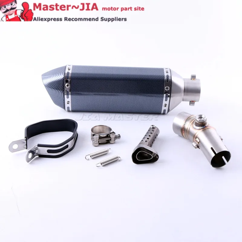 

Motorcycle Exhaust Full System Muffler Slip On For KAWASAKI ER6N ER6F 2012-2016 Ninja 650R Z650 2017-2019 Versys 650 2015-2020