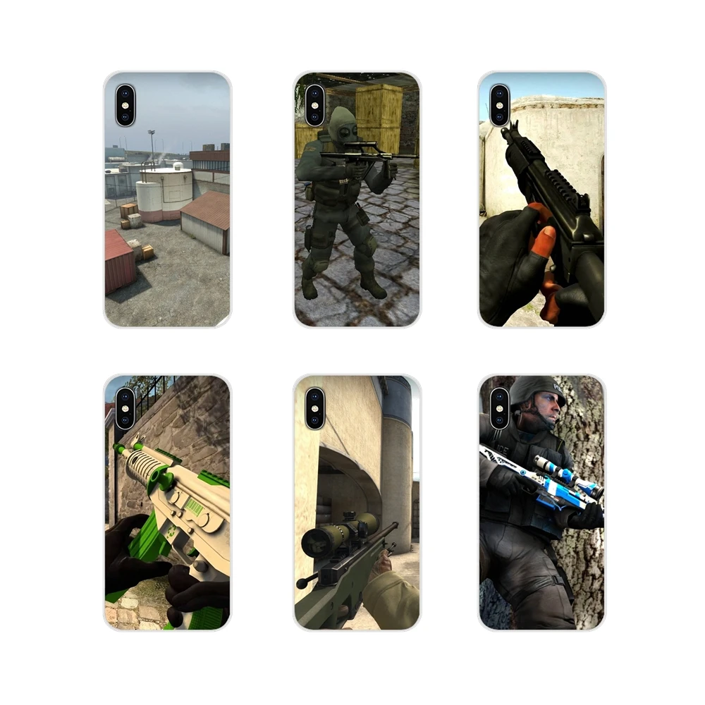 Для sony Xperia Z Z1 Z2 Z3 Z5 compact M2 M4 M5 E3 T3 XA huawei mate 7 8 Y3II дизайнерский чехол cs go Counter Strike Global
