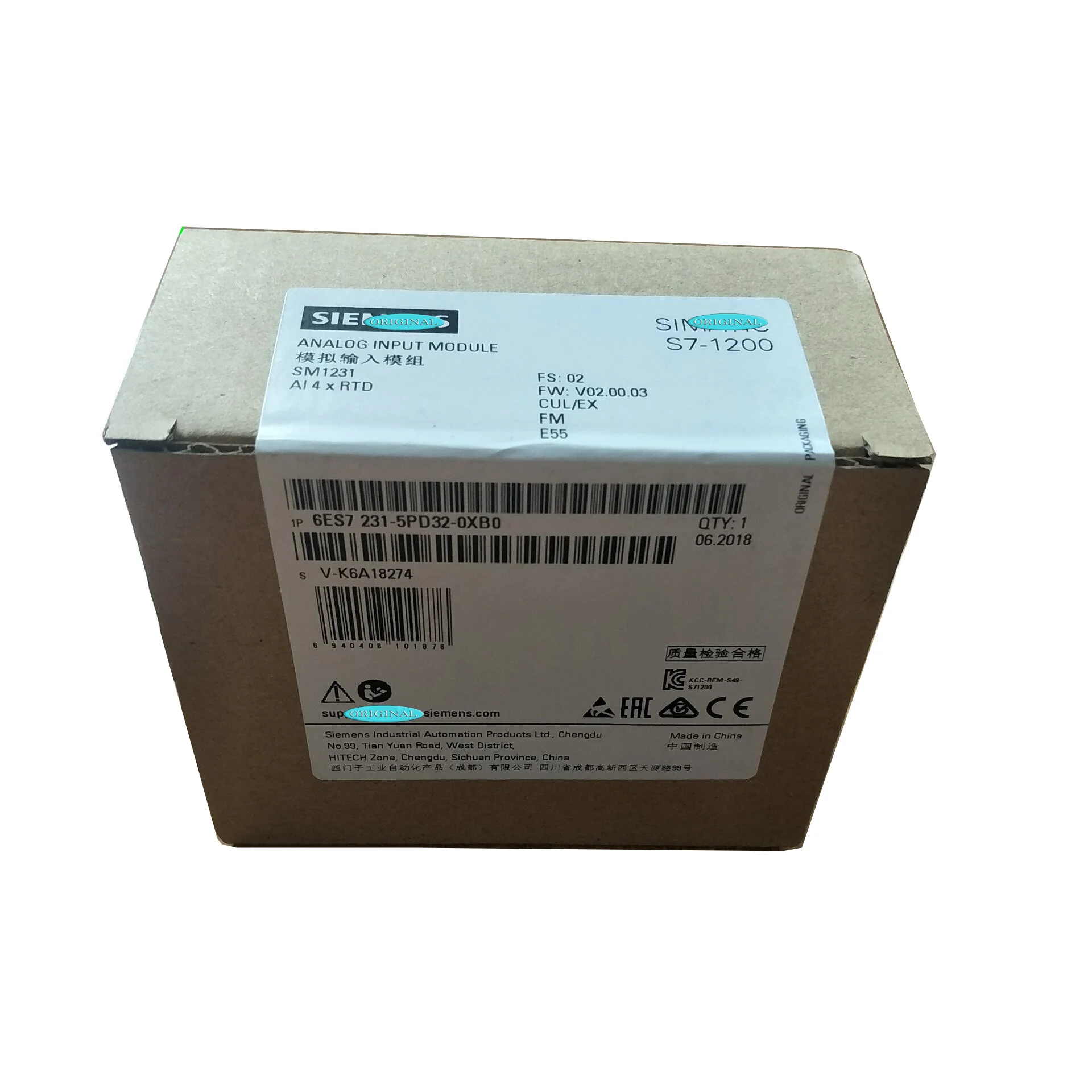 

New Original In BOX 6ES7 231-5PD32-0XB0 6ES7231-5PD32-0XB0 {Warehouse stock} 1 Year Warranty Shipment within 24 hours