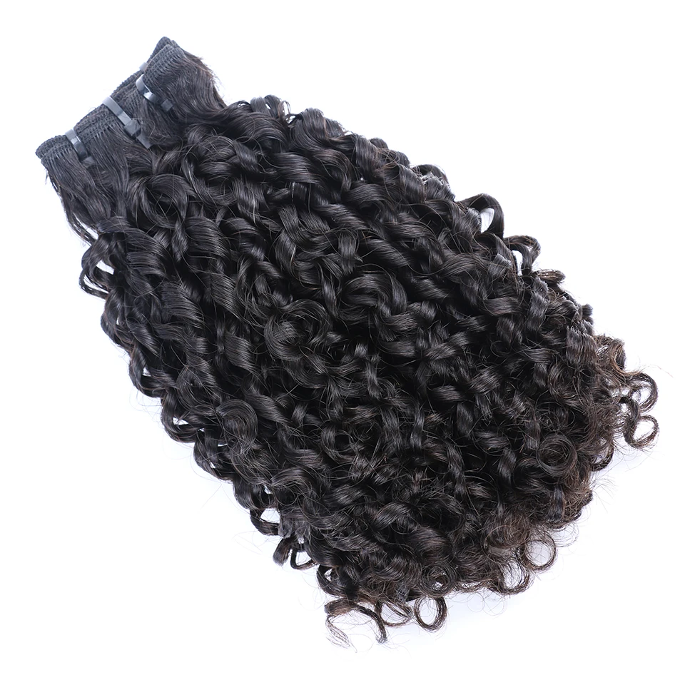 Queen Nala Double Drawn Brazilian Hair Weave Bundles Pissy Curly 12A Funmi Unprocessed Virgin Human Natural Color | Шиньоны и парики