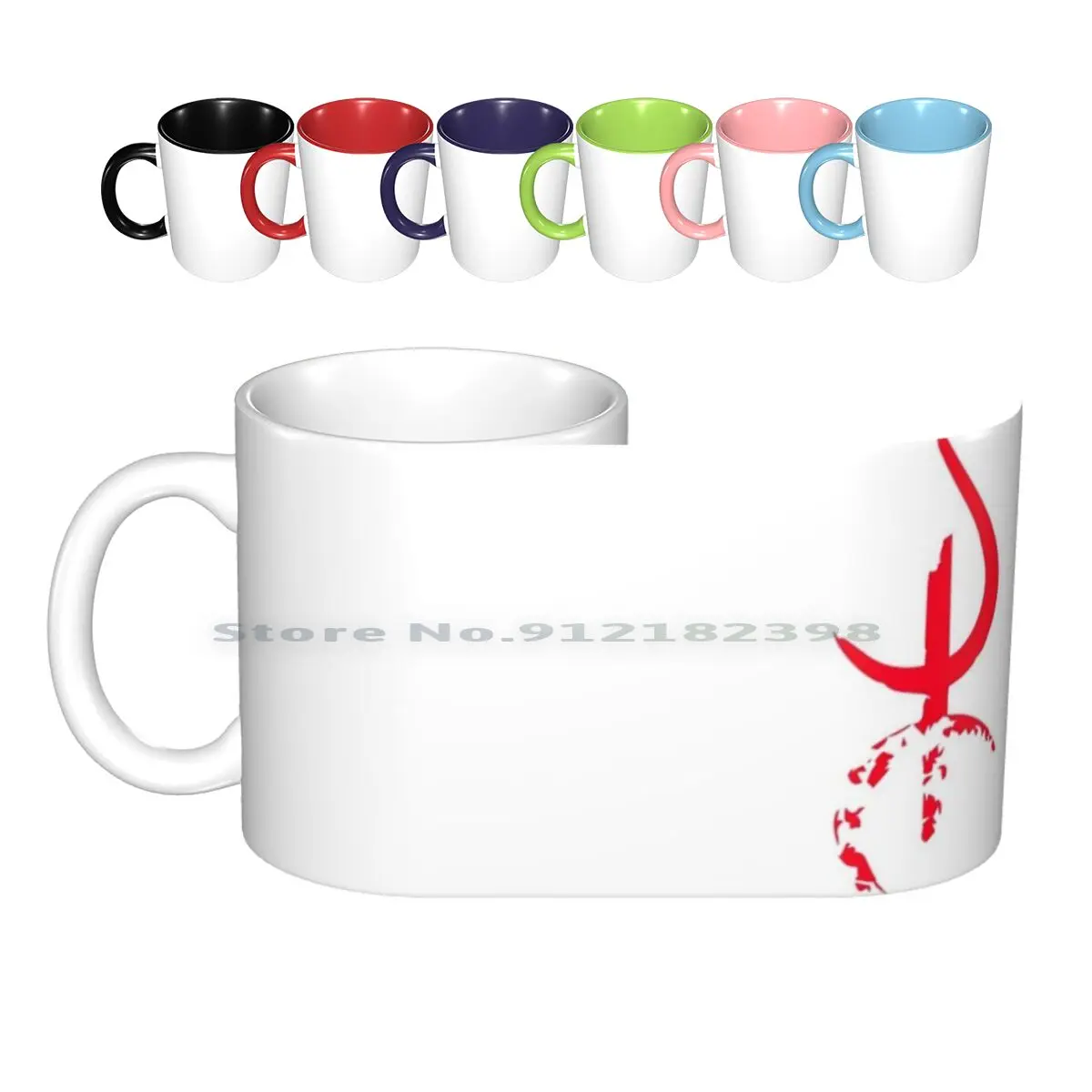 

Красные керамические кружки Amazigh, кофейные чашки, Кружка для молока и чая, креативные трендовые винтажные подарочные чашки для бутылок из бе...