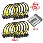 PCI-E 21x6 Pin блок питания преобразователь адаптера платы 12 В для HP 1800 Вт PSU сервер GPU BTC Майнинг компьютерный разъем