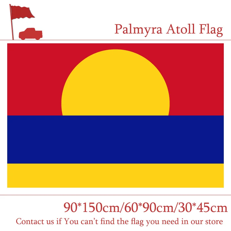 Американская палитра флажок Атолл 90*150 см 60*90 3x5 футов индивидуальный Печатный