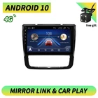 Автомагнитола 2 Din с GPS-Навигатором и Bt-проигрывателем, 9-дюймовый экран для Ford Mustang T70, Android 10, стерео, головное устройство с Wi-Fi