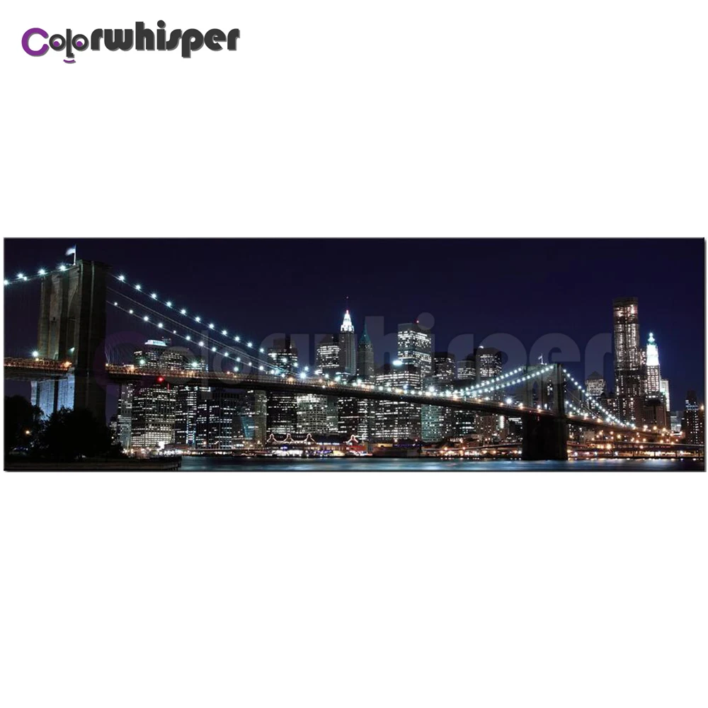 Алмазная живопись Z1462 полноразмерная/круглая картина с изображением города