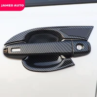 jameo auto car chrome handle protective cover door handle outer bowls trim for toyota chr c hr 2016 2020 accessories