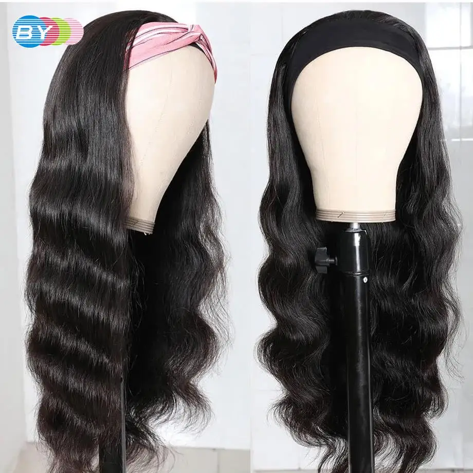 Объемная волна лента для волос человеческие волосы бесклеевой манекен шарфа