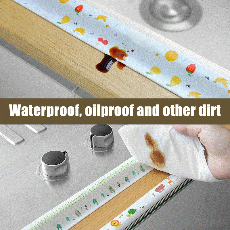 

Bathroom Shower Sink Bath Sealing Strip Tape Waterproof Wall Sticker Adhesive Kitchen Sink Edge self-adhesive Adjust Tape-35