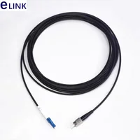 150mtr TPU 1C Fiber optic Patchcord Armored LC SC FC ST waterproof 1 core patch lead cable Outdoor Singlemode jumper SM SX 3.0mm