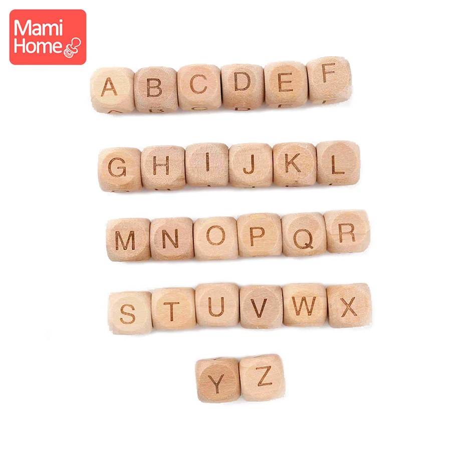 26 шт. деревянные Прорезыватели для зубов в виде букв | Мать и ребенок