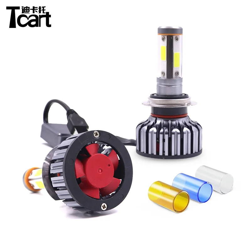 Tcart H1 H7 9005 880 881 5202 H11 автомобилей головной светильник высокий низкий пучок 90W 8000LM