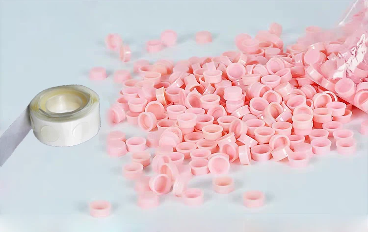 100 шт неглубокие накладные ресницы для наращивания одноразовые без сепаратора