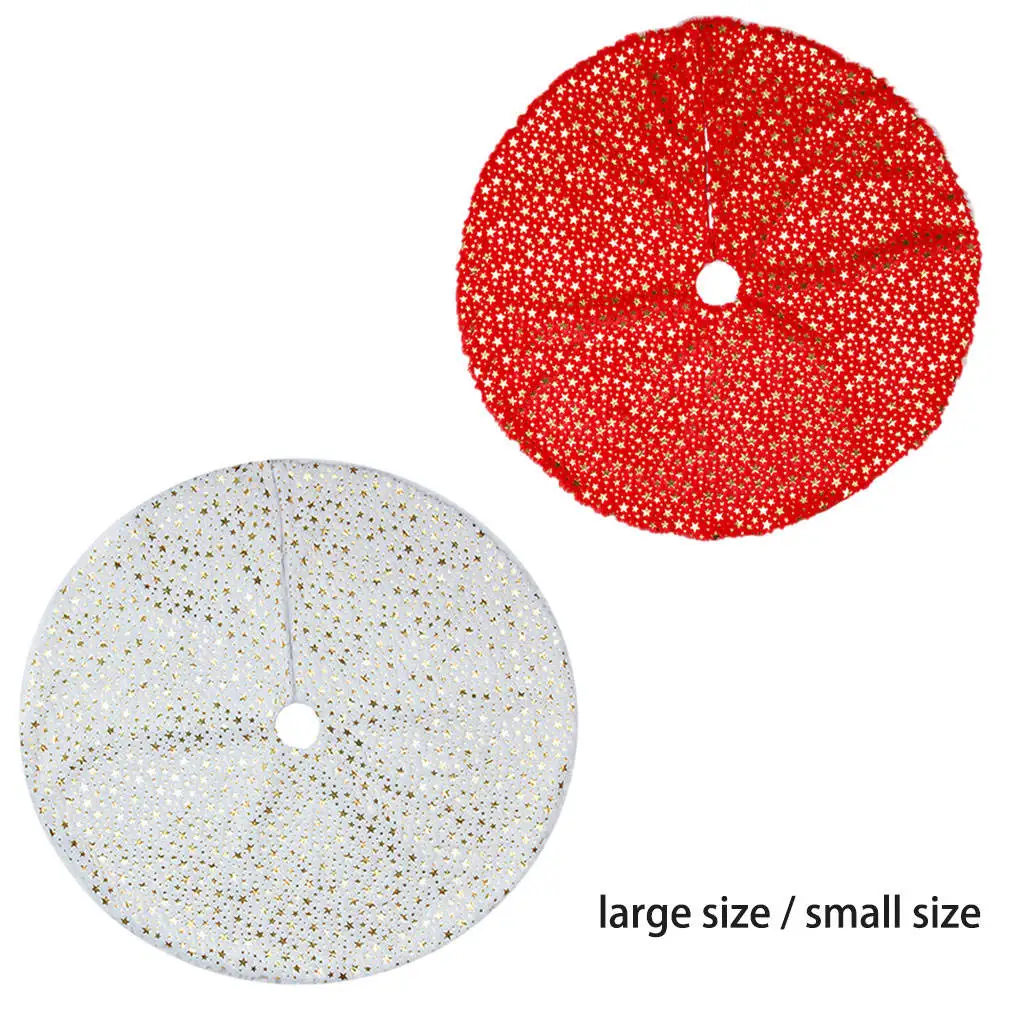 

Christmas Tree Skirt Decoration Super Soft Xmas Tree Mat Skirt Base Cover for Xmas
