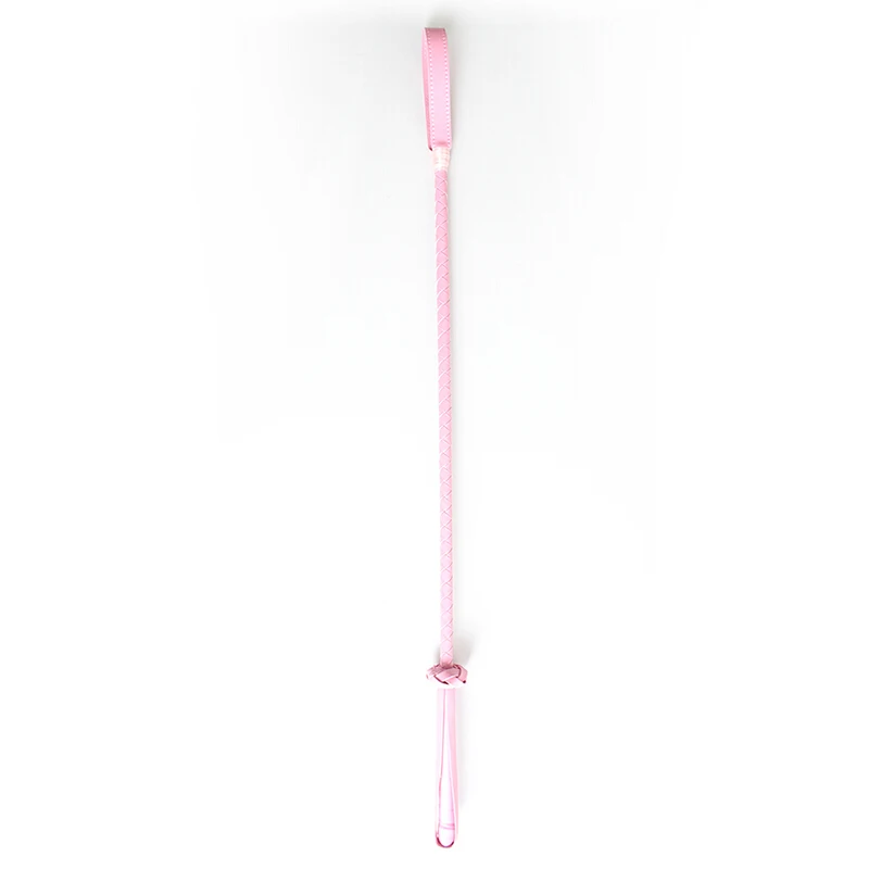 БДСМ кнут 56 см бондаж эротический фетиш женщина кожа розовое весло для шлепки