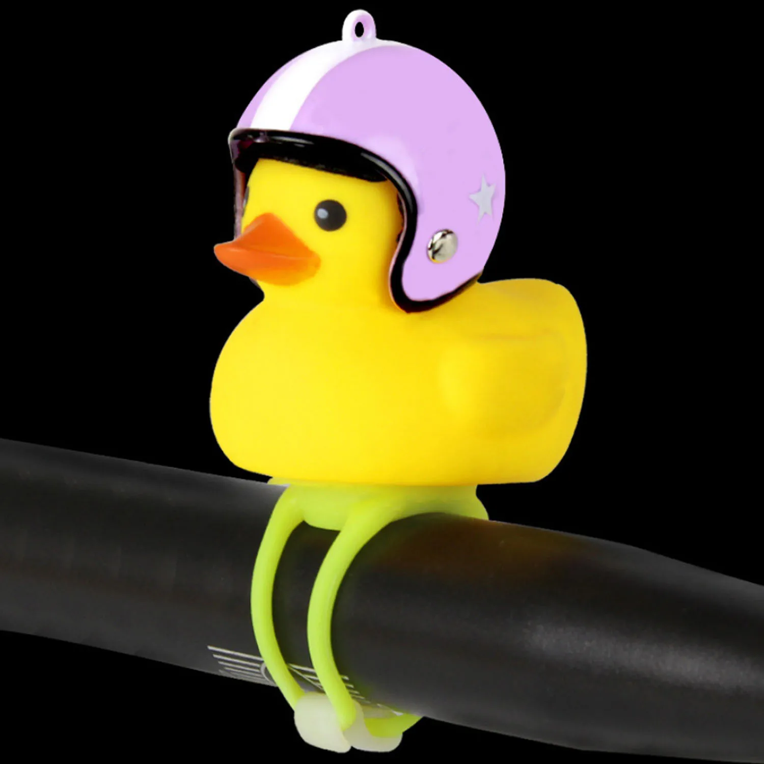 Велосипедный звонок сломанный ветер утка шлем маленький желтый на велосипедный