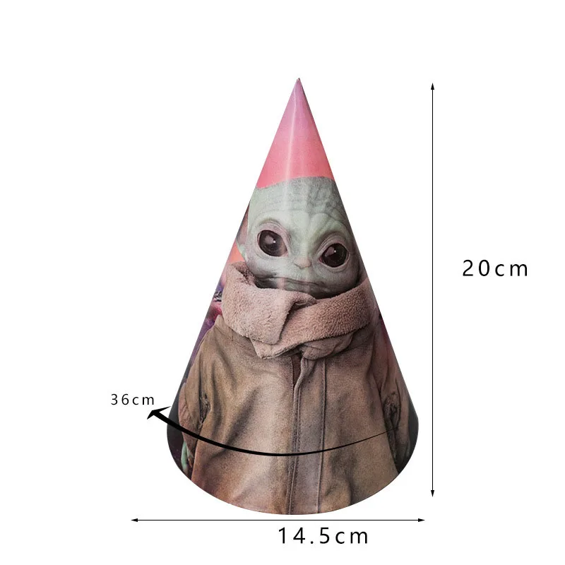 Star Wars Party Yoda Theme Supplies Paper Tablecloth Cup Plate Cap Balloon Stickers Boy Birthday Decoration Kids Toy | Дом и сад