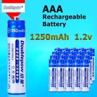 100 alkaline 1250mah 1 2v aaa ni mh rechargeable aaa battery for torch toys clock mp3 player camera toy ni mh battery