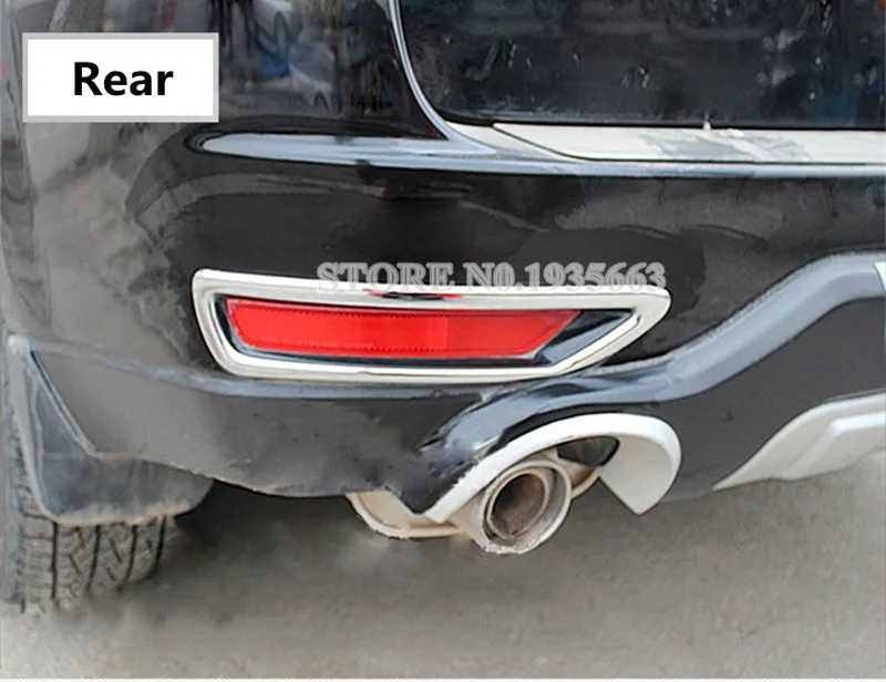 Для Subaru Forester ABS Хромированная передняя и задняя противотуманная фара накладка 2009