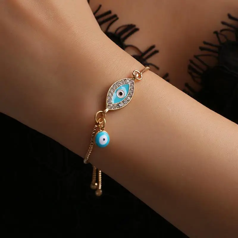 Дьявол глаз злой дух Мода личность флэш браслет Национальный Ветер ювелирные