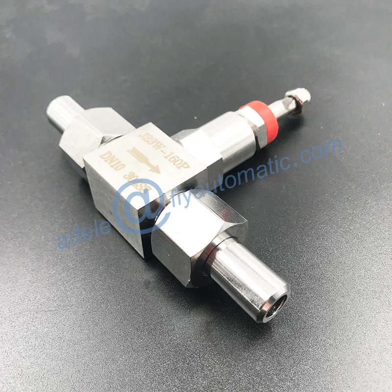 J23W-160P DN10 сварной игольчатый клапан из нержавеющей стали 304 с двойным соединением
