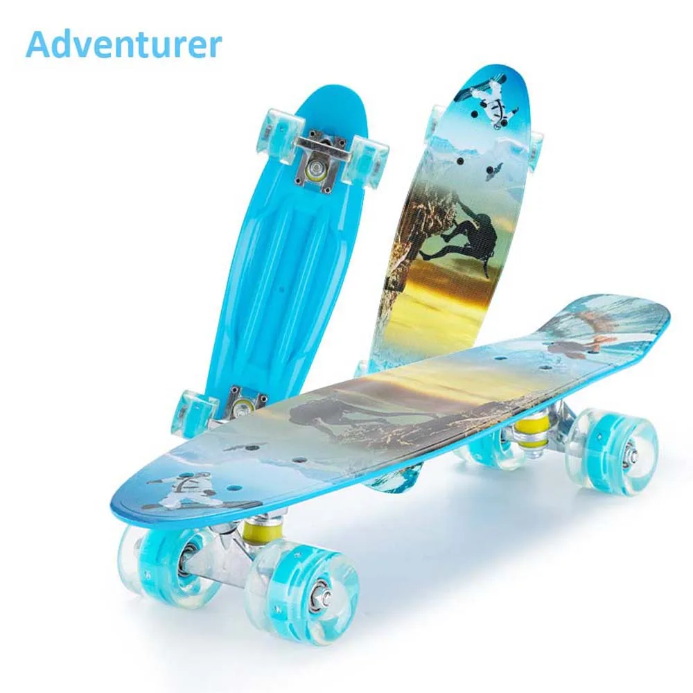 Теплопередающая технология скейтборд для рыбы Круизер мини Land Drift Deck Лонгборд