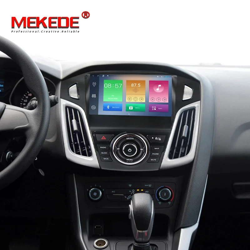 Автомагнитола 2DIN Android 4 Гб + 64 ГБ DSP 2.5D IPS мультимедийный видеоплеер для Ford Focus 2012 2017