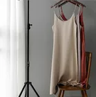 Женское атласное вечервечерние платье, роскошный блестящий сарафан из искусственного шелка, повседневное свободное платье с V-образным вырезом, весна-лето 2020
