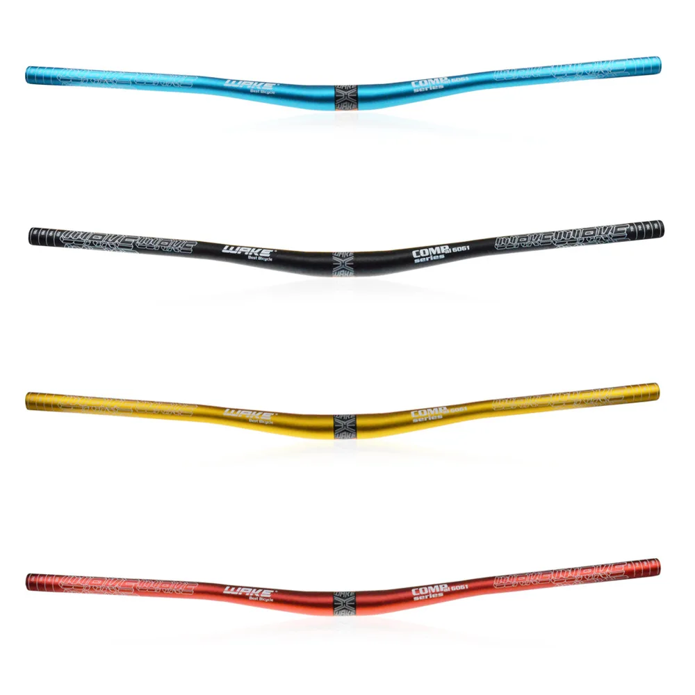 

WAKE Ultralight Aluminum Alloy MTB Handlebar Mountain Bike Handle Bar Bicycle Cycling Flat Bar 780MM Anodized Handlebar
