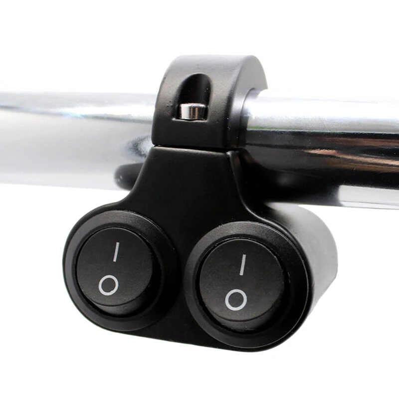 Горячая Распродажа 12V руль мотоцикла квадроцикла двойная кнопка переключатель