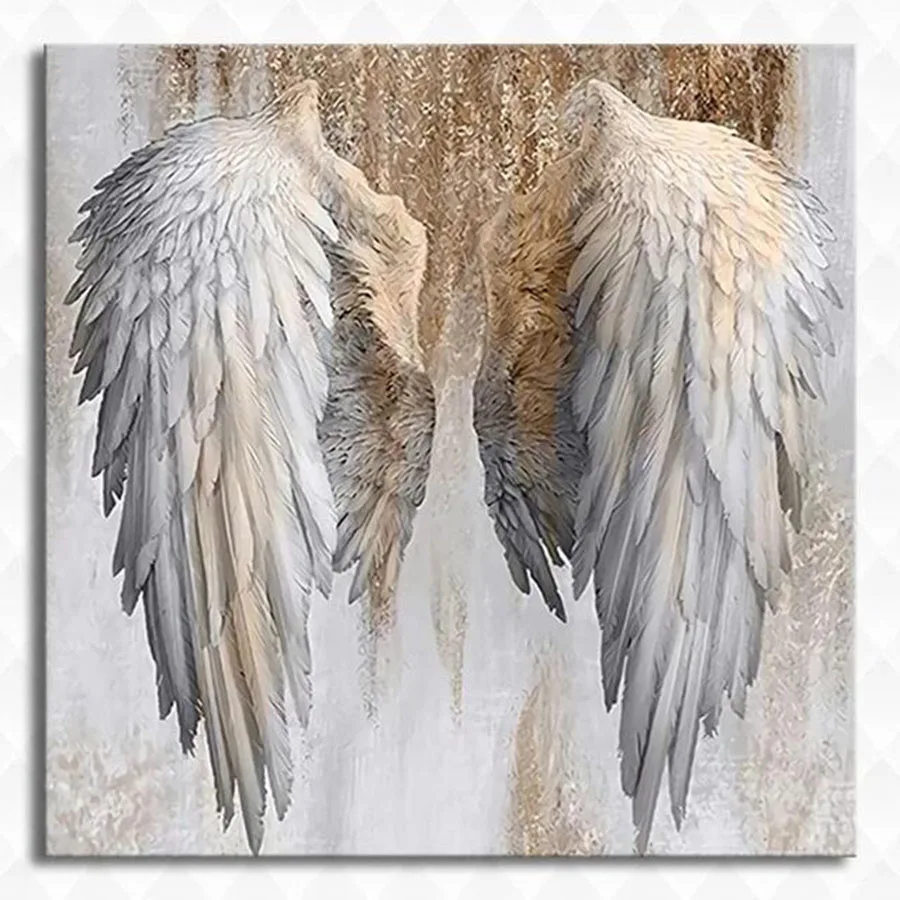 Алмазная мозаика сделай сам 5d абстрактные крылья ангела алмазная живопись