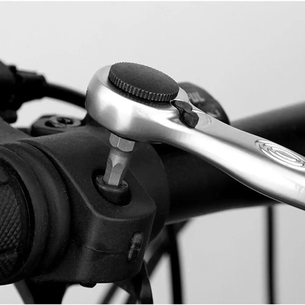 

Bicycle combination repair tool Allen wrench set Bicycle mountain bike alloy steel ratchet wrench