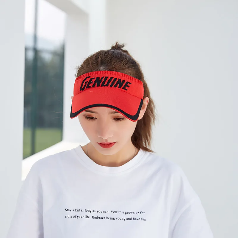 

Shrinkable summer plain sunshade female summer embroidered letter curling wide eaves big eaves empty top hat