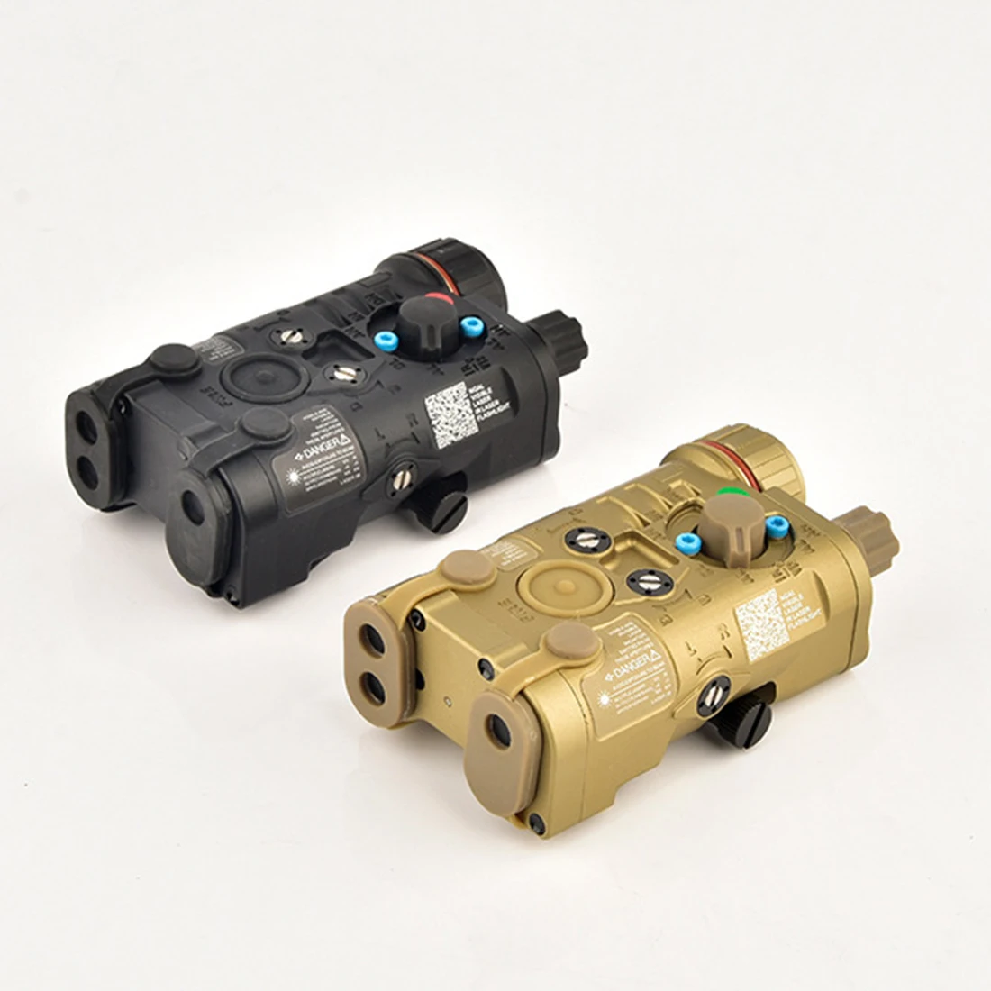 

Полностью металлический фонарь, тактический зеленый лазерный ИК-индикатор, светодиодный сильный светильник онарь, светло-коричневый, черн...