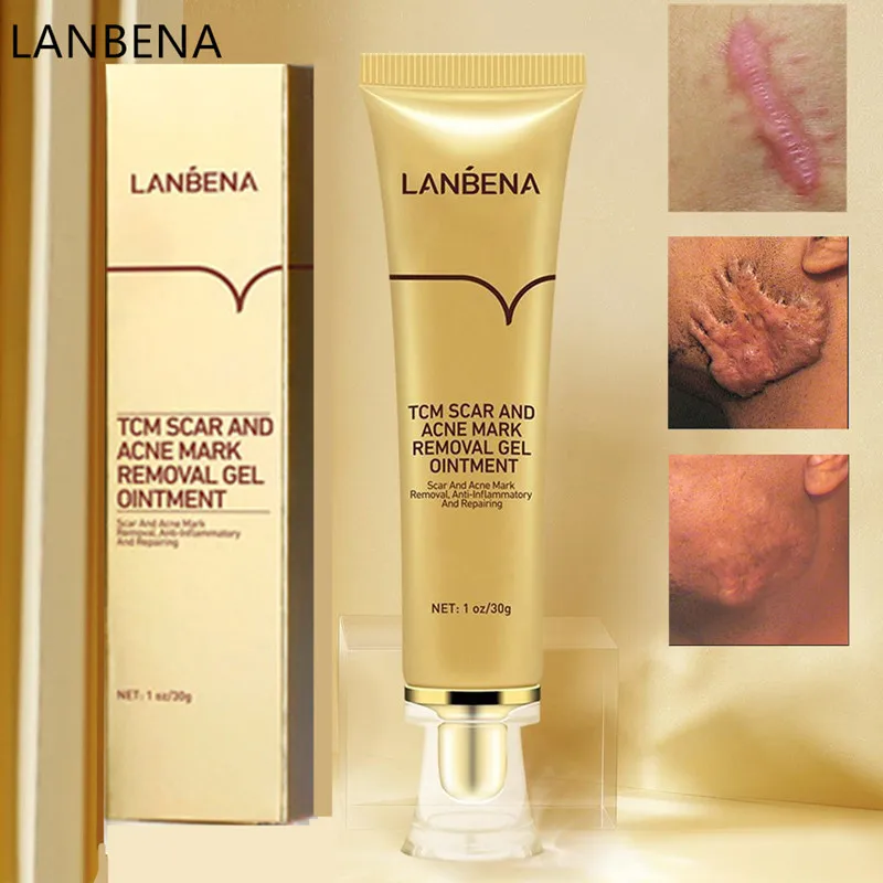 

LANBENA Acne Scar Removal Cream Repair Face Remove Spots Acne Treatment Blackhead Whitening Stretch Marks Gel 30ml Skin Care