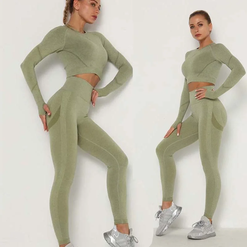 

Женский спортивный костюм для йоги Vital, женская одежда, спортивные Леггинсы пуш-ап для спортзала, облегающие трико для бега, одежда для актив...