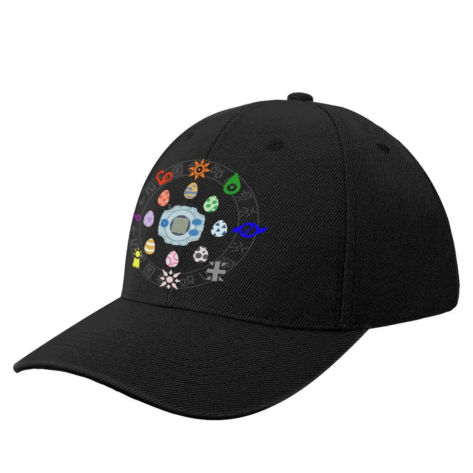 

Digivice Digimon Baseball Cap Trendy Hipster Baseball Hat Design Polyester Fishing Uv Protection Cap