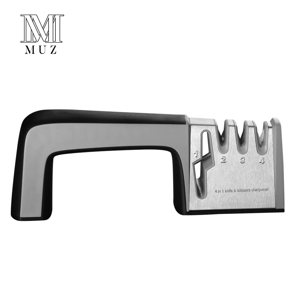 Профессиональная точилка для ножей 4 в 1 фазный точильный камень шлифовальный