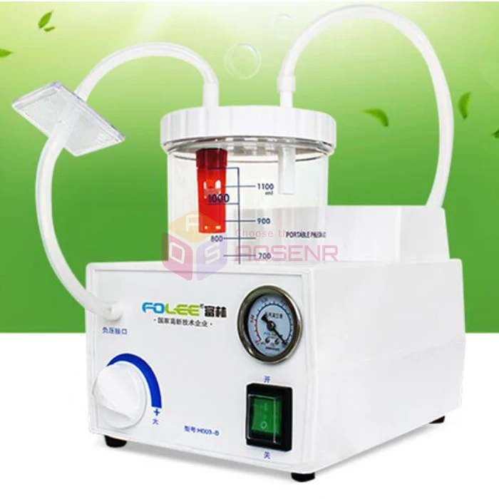 220V стоматологический Вакуумный Блок Всасывания мокроты поршневой насос