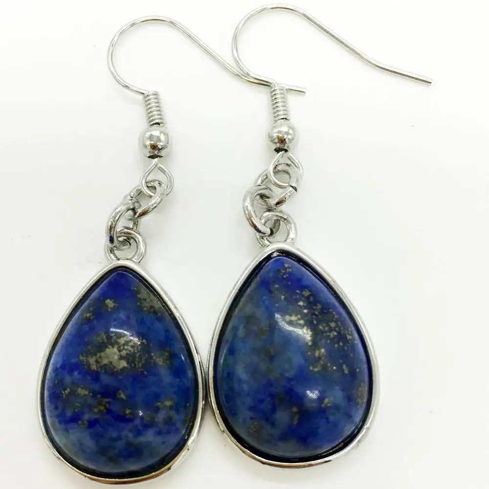 Бесплатная доставка красивые серьги подвески с лазуритом унакитом вишневым