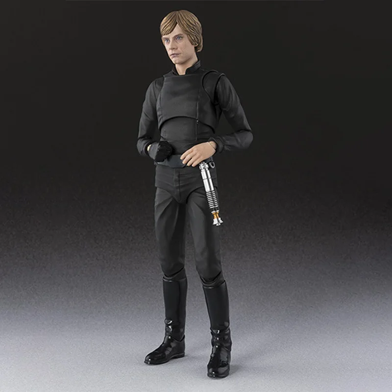 

15cm SHF Star Wars series Figma luke Skywalker Action figure Anakin Jedi Knight Black Movable Modle figurine doll toy for youth
