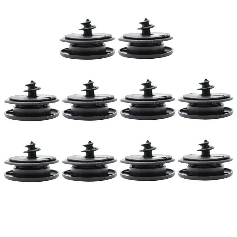 10pcs Auto Car Mat Carpet Clips Fixing Grips Clamp Floor Holders Sleeves Premium Clamps/Fastener Black | Автомобили и мотоциклы