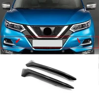 abs plastic car front fog lamp eyebrow decoration cover trim sticker car styling for nissan qashqai j11 2017 2019 accessories