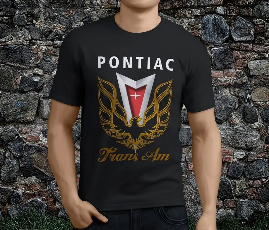 Новая популярная Черная Мужская футболка Pontiac Trans Am Firebird Racer Muscle Car удобная S 3Xl