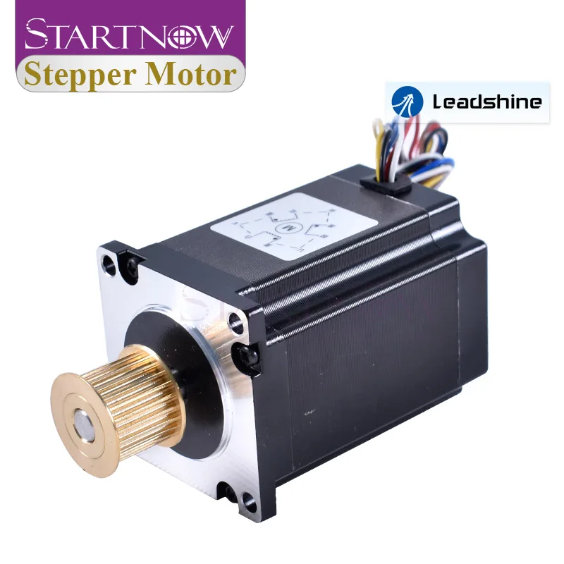 Пошаговый двигатель Startnow NEMA23 573S15 L с синхронным шкивом 5 8 А диаметр оси мм 6